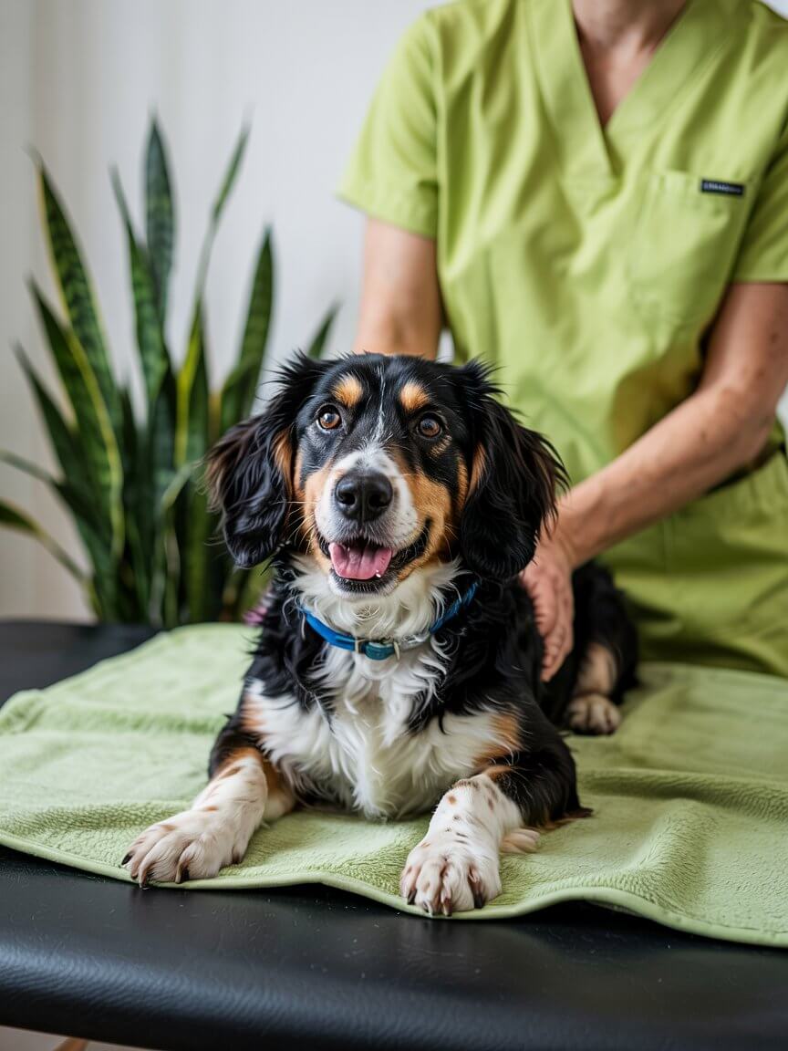 Vertrauensaufbau Hundephysiotherapie