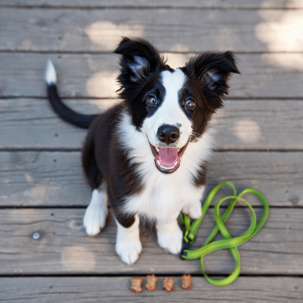 Sitz beim Hund ist auch eine Beobachtungsübung für Schmerzen beim Hund oder als Hinweis für HD beim Hund.