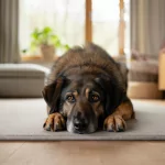 Wie sieht das gerade Sitz beim Hund aus?