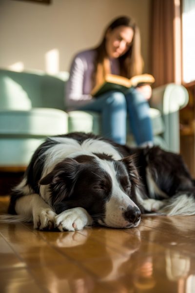 Eine Möglichkeit Stress zu reduzieren ist die konditionierte Entspannung beim Hund. Und das geht auch beim Mensch.