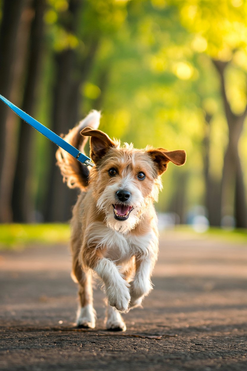 alte Hund können fit sein