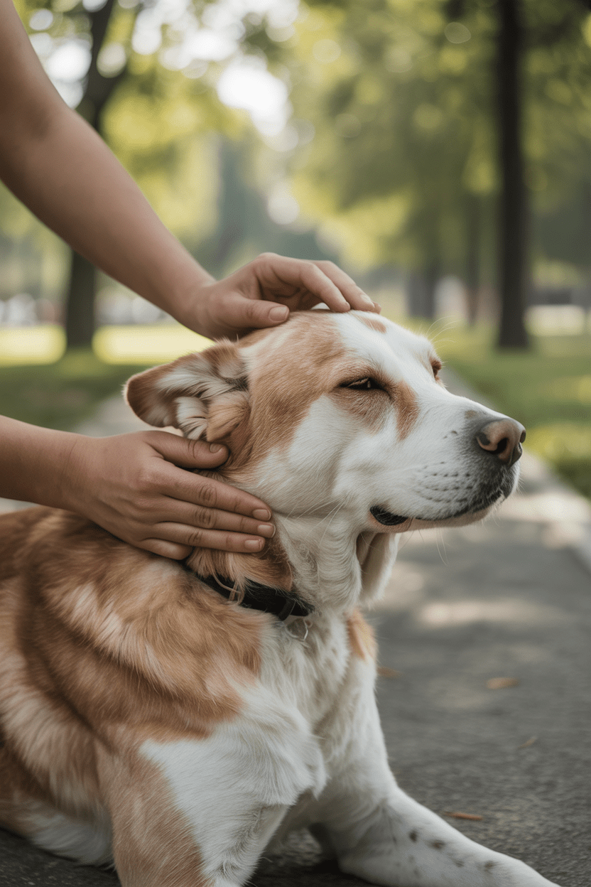 Akupressur zur Entspannung beim Hund Entspannungs Übungen bzw. Methoden für unruhige Hunde